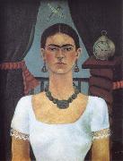 Frida Kahlo Self-Portrait Time files painting